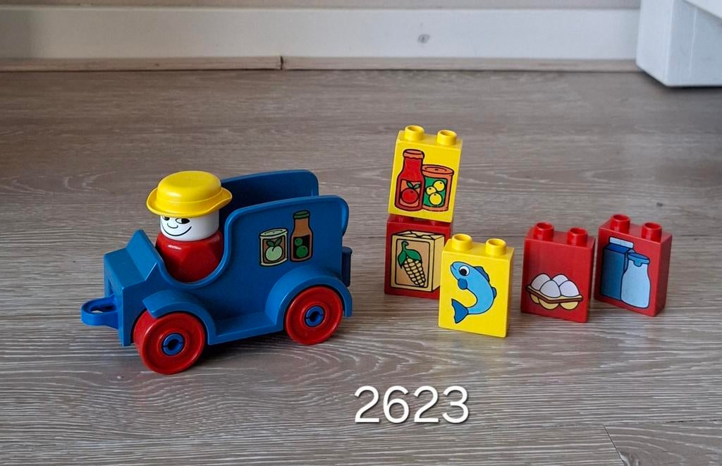 Retro srv wagen - complete set 2623, Ophalen of Verzenden, Zo goed als nieuw, Duplo