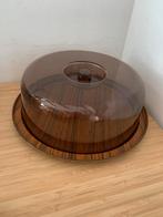 Vintage Robex Italy taartschaal met deksel, Kunststof, Ophalen of Verzenden, Overige typen, Gebruikt