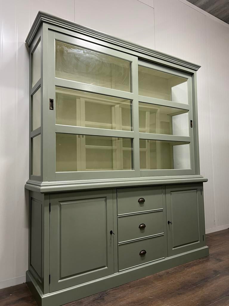 buffetkaste / winkelkast /vitrinekast /servicekast, Ophalen of Verzenden, Zo goed als nieuw, 50 tot 75 cm, 200 cm of meer