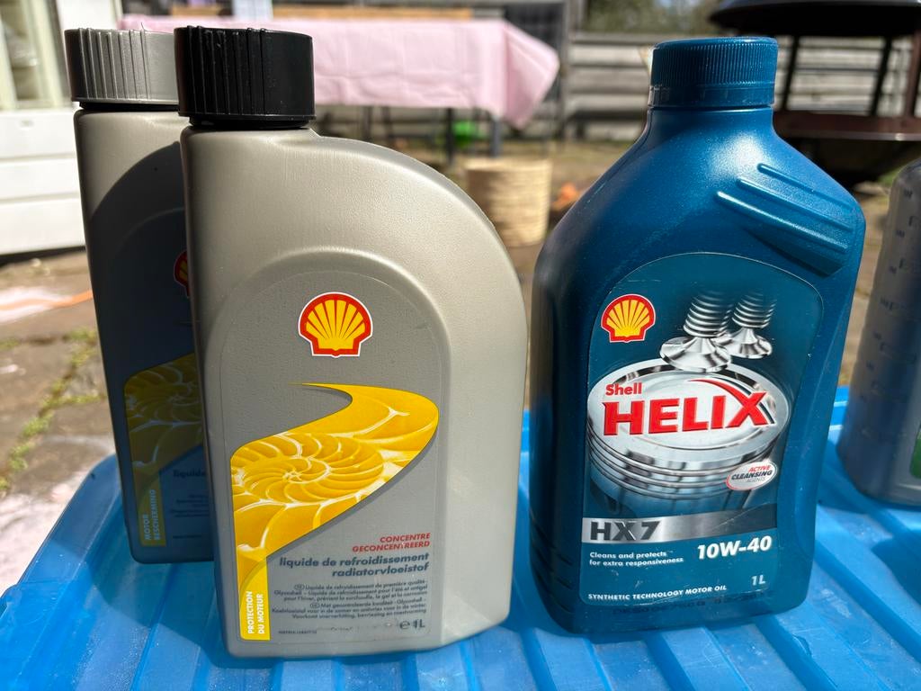 Shell Helix HX7 10W-40 motorolie & radiatorvloeistof 1L, Ophalen of Verzenden, Nieuw, Universele onderdelen