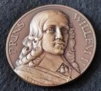 Bronzen penning Prins Willem II 1626-1650, Ophalen of Verzenden, Brons, Nederland