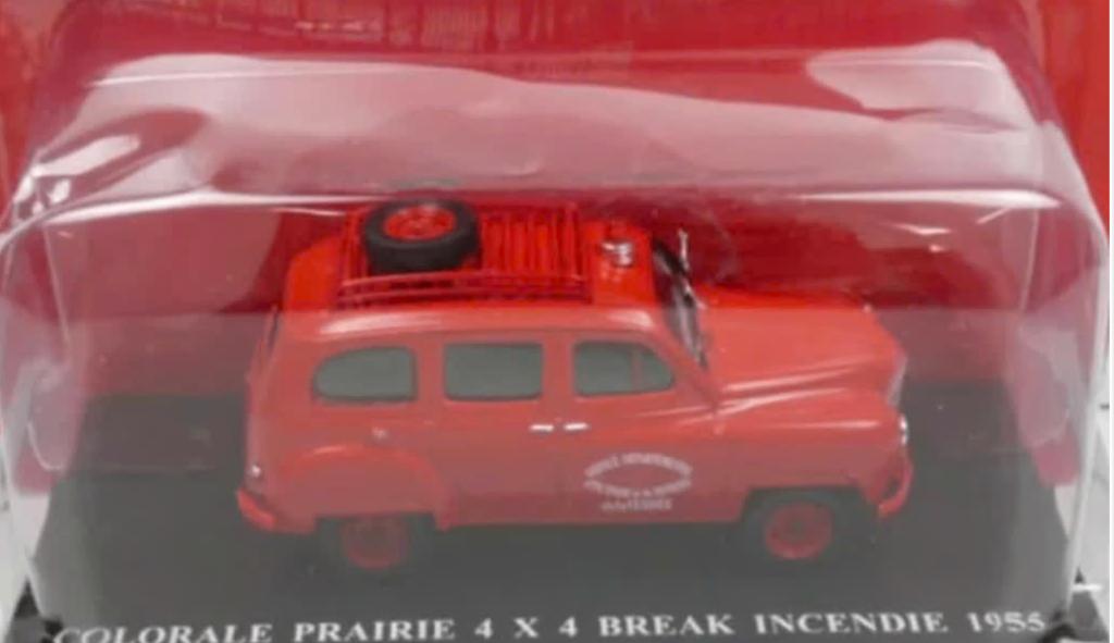 Renault Colorale 4X4 Brandweer 1/43 serie Utilitaires # 32, Hobby en Vrije tijd, Modelauto's | 1:43, Verzenden, Nieuw, Auto, Overige merken