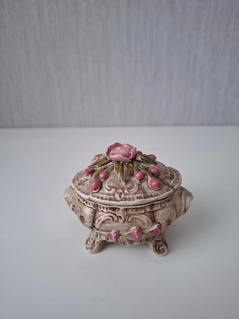 Porseleinen potje, Bassano, Antiek en Kunst, Ophalen