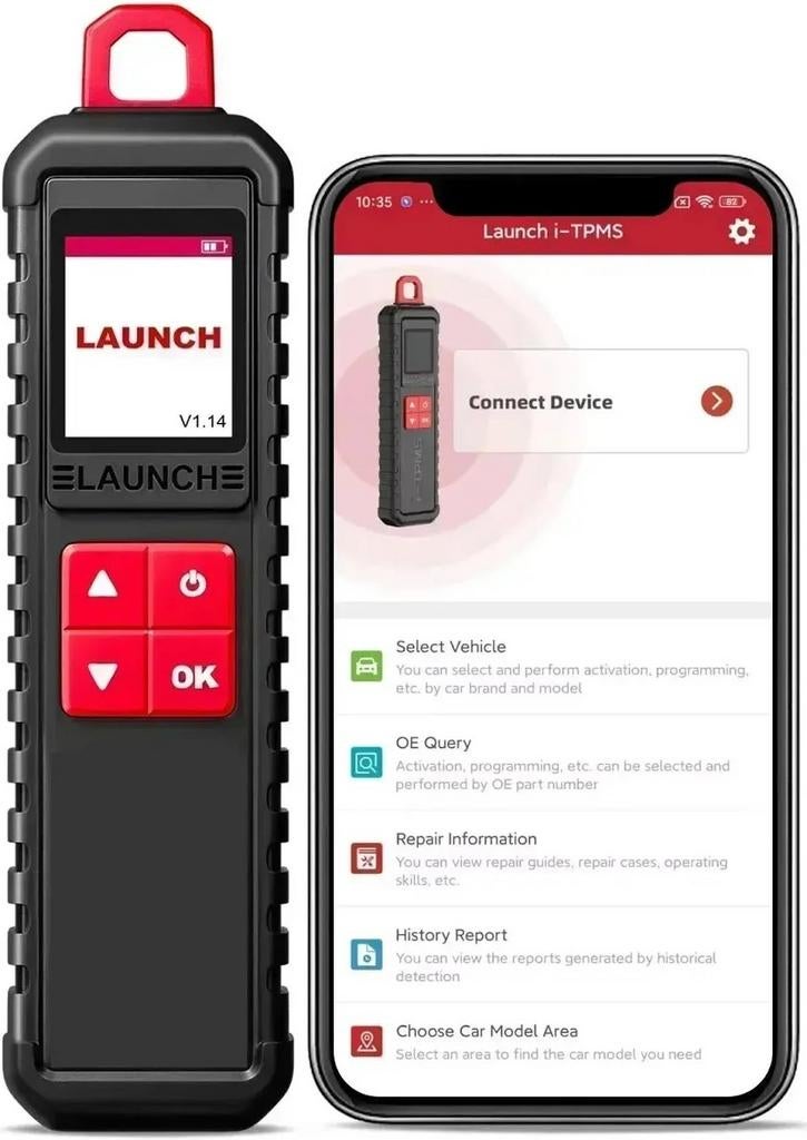 Launch TPMS Apparaat en Bandensensoren Ventielen inleren, Ophalen of Verzenden, Nieuw