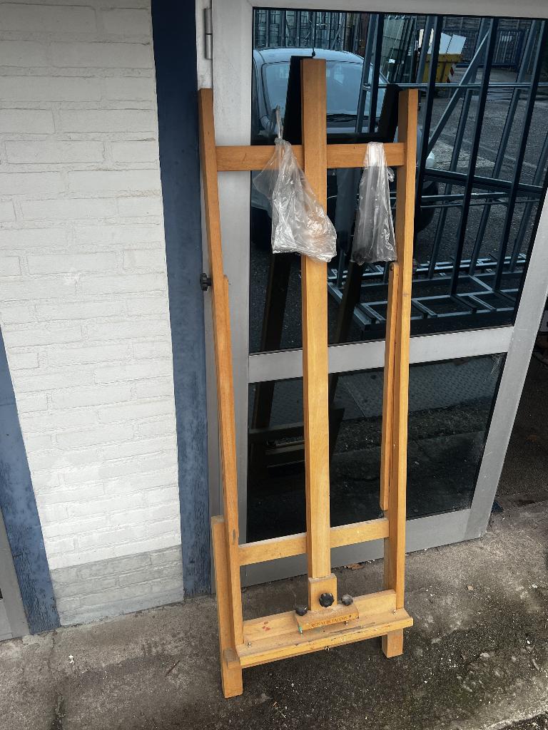 Royal Talens houten atelierezel, Ophalen, Gebruikt, Ezel