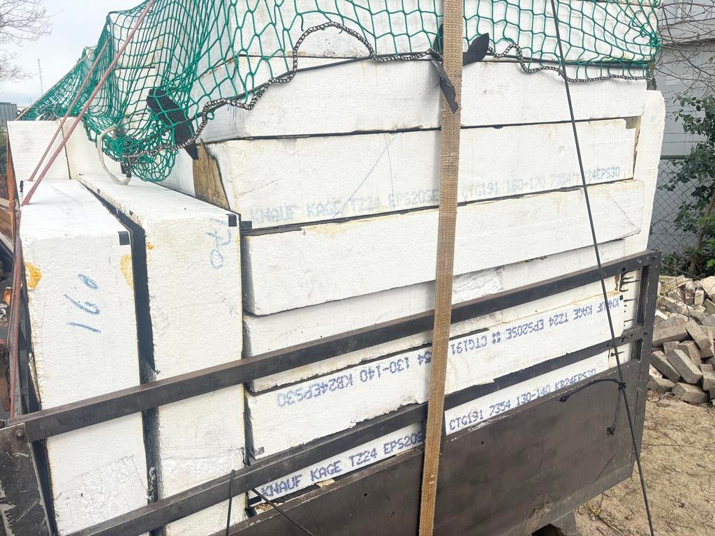 Dakisolatie afschotplaten 120-180mm totaal 200 platen, Doe-het-zelf en Verbouw, Isolatie en Afdichting, Gebruikt, 12 cm of meer