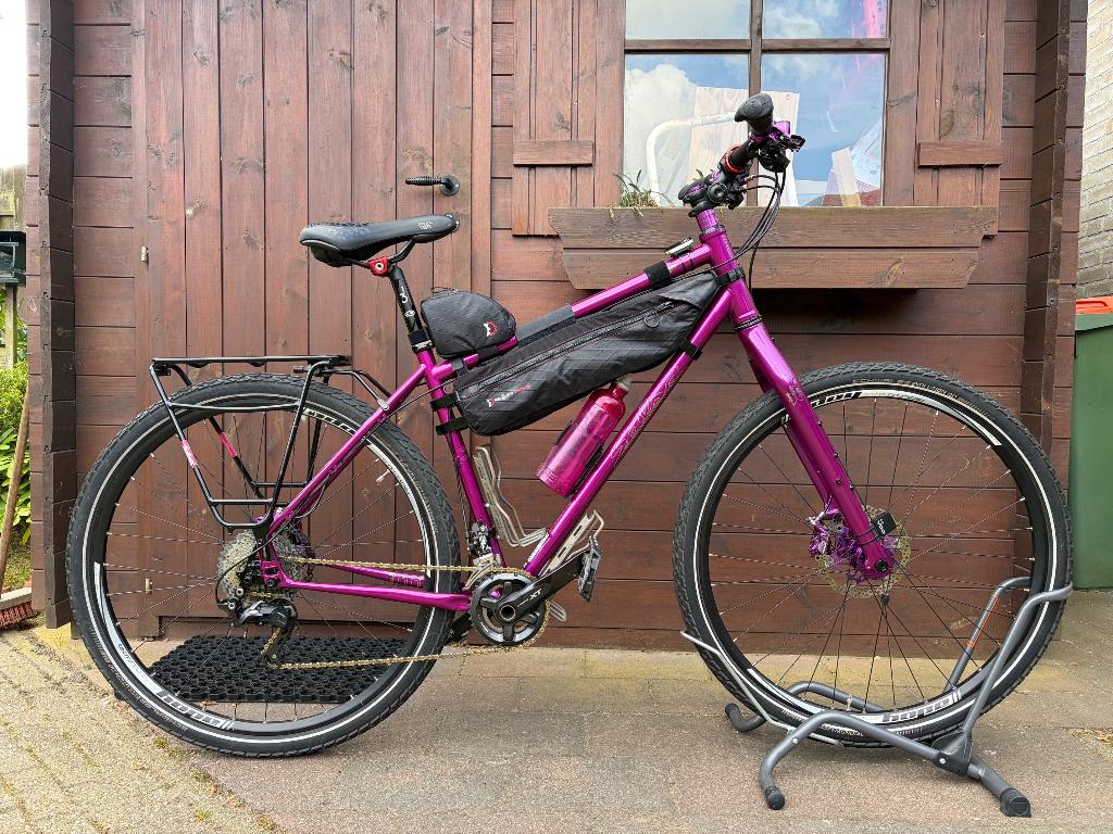 Salsa Fargo - bikepacking / trekking fiets - staal carbon, Gebruikt, Overige maten, Meer dan 20 versnellingen, Ophalen