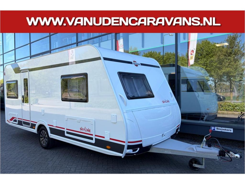 Bürstner Premio SkyLine 460 TS, Caravans en Kamperen, Rondzit, Bedrijf, Schokbreker, 5 tot 6 meter