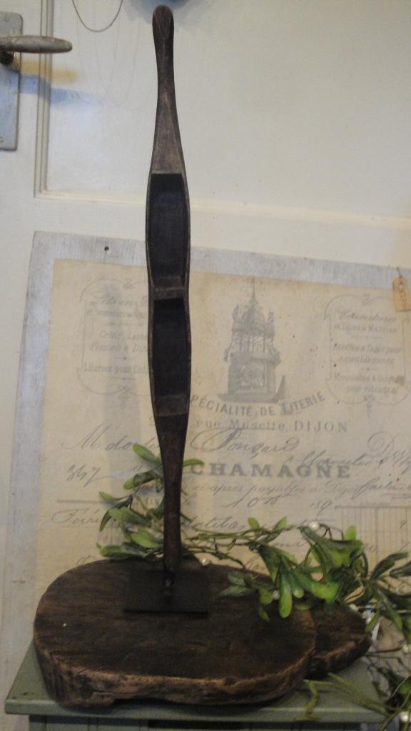 kunst object teak hout uit nepal, Ophalen of Verzenden