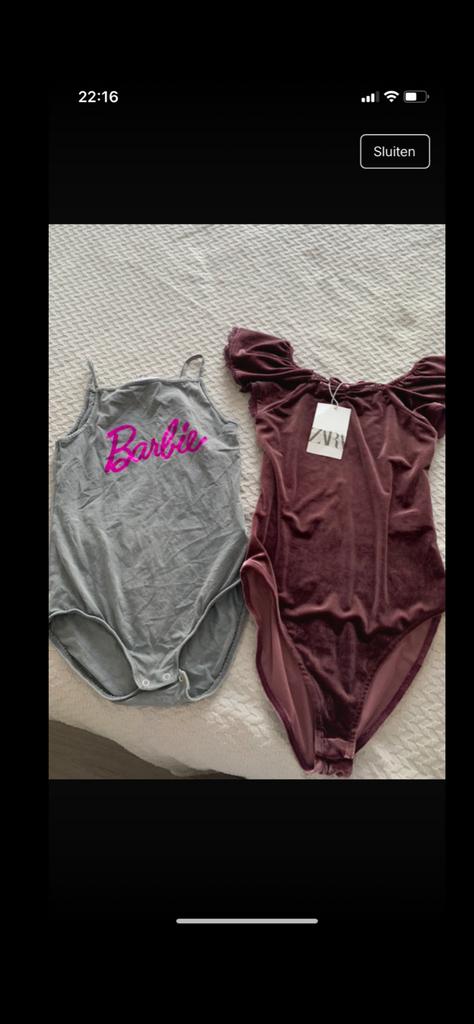 Zara Bodysuits Maat 164 (valt als 152), Kinderen en Baby's, Kinderkleding | Maat 152, Ophalen of Verzenden, Zo goed als nieuw