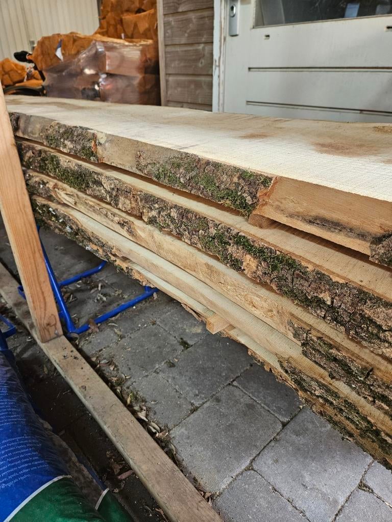 Essen boomstamdelen / boomstamplanken 5cm dik, Ophalen, 250 cm of meer, Balken