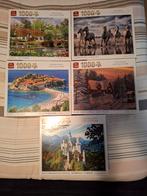 5 legpuzzels merk King elk 1.000stukjes, Ophalen, Zo goed als nieuw