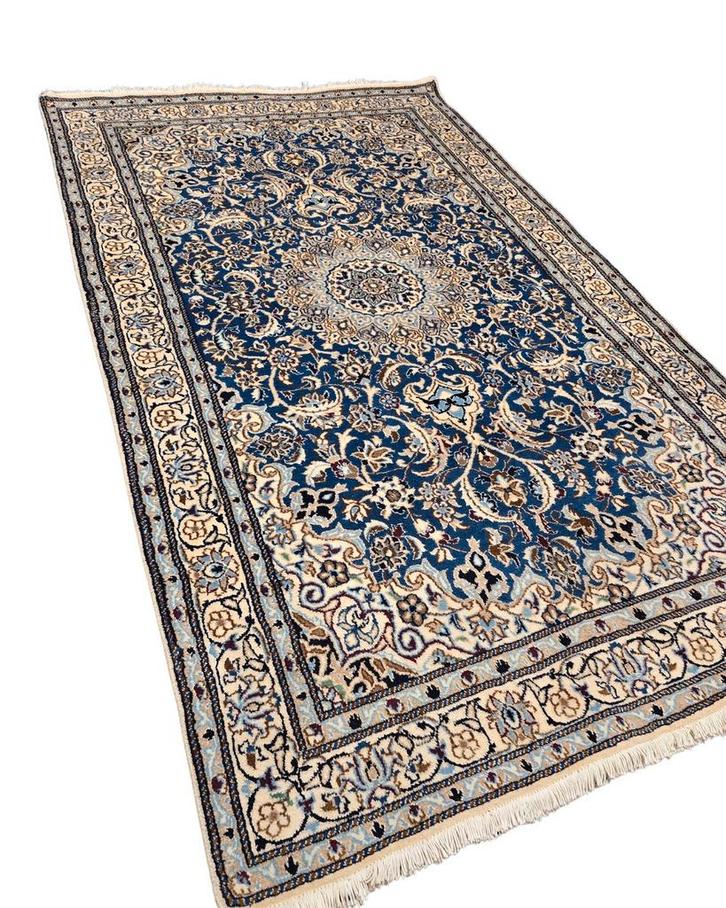 Perzisch tapijt Nain 255x155 wollen vloerkleed handgeknoopt, Huis en Inrichting, Stoffering | Tapijten en Kleden, Zo goed als nieuw