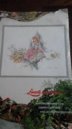 Borduurpatroon van lanarte van een vrouw, wel ingekleurd, Ophalen of Verzenden, Zo goed als nieuw, Handborduren, Patroon