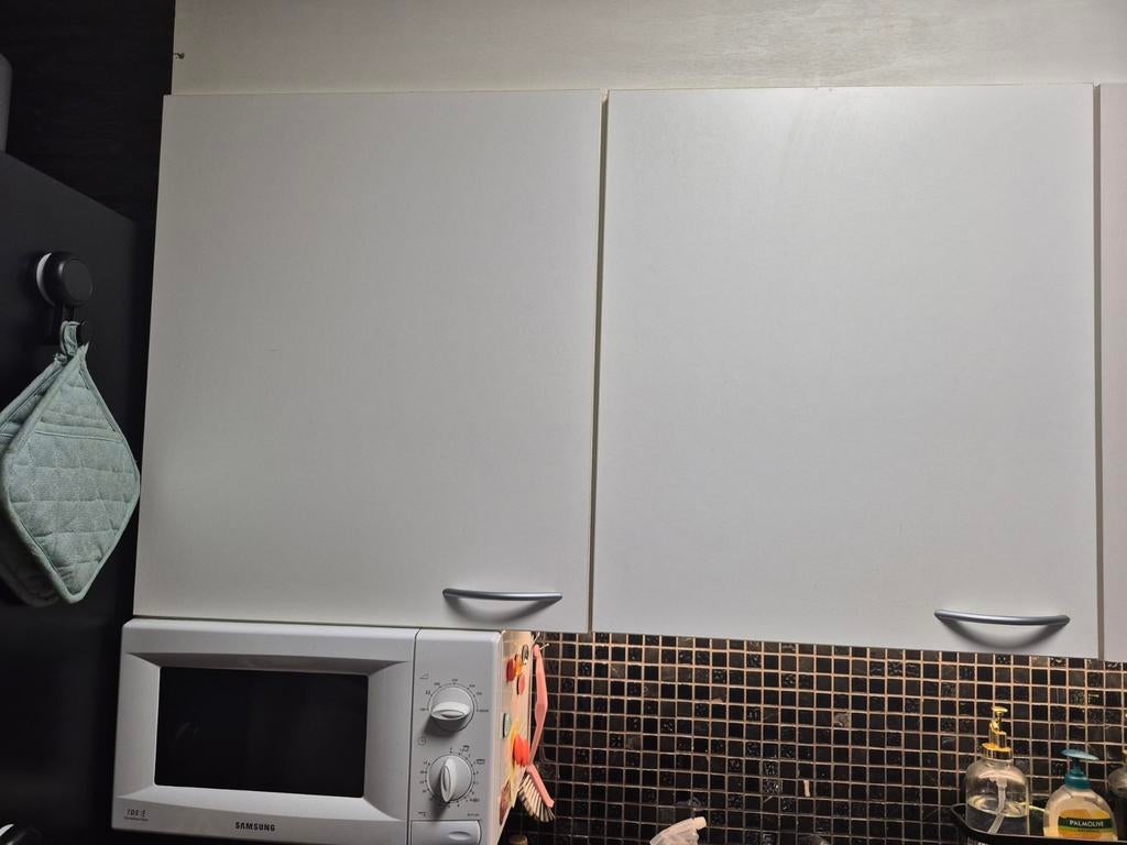 3 witte bruynzeel boven kastjes, Huis en Inrichting, Keuken | Keukenelementen, Ophalen, Gebruikt, Wit, 50 tot 100 cm