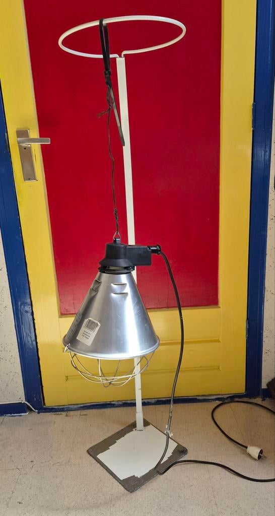 Warmtelamp armatuur met verstelbare standaard, Dieren en Toebehoren, Pluimvee | Toebehoren, Ophalen of Verzenden