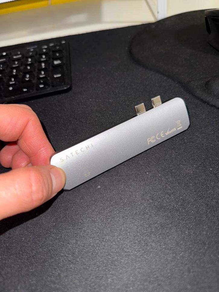 Apple Satechi 7-in-1 USB-C Hub met HDMI 4K 60Hz, Computers en Software, Overige Computers en Software, Zo goed als nieuw, Ophalen of Verzenden