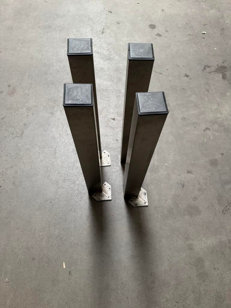 Tafelpoot rvs, Tafelpoot, Minder dan 50 cm, 50 tot 100 cm, Vierkant