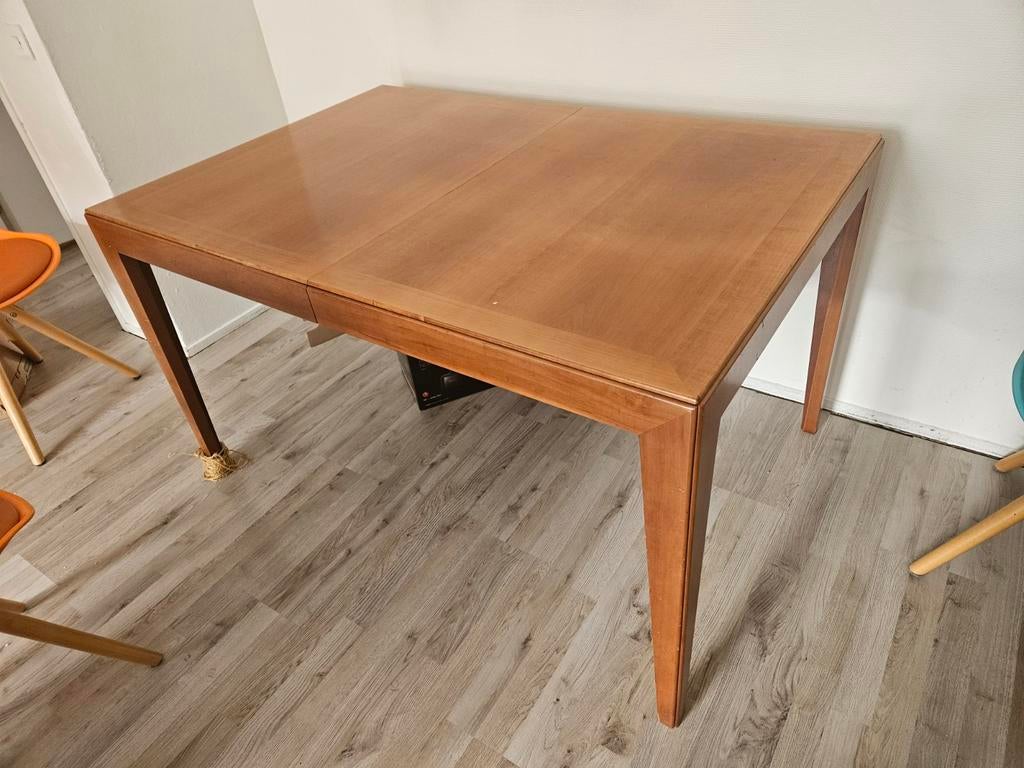 Uitschuifbare eettafel - Nette staat, Huis en Inrichting, Tafels | Eettafels, Gebruikt, 50 tot 100 cm, 100 tot 150 cm, Vijf personen of meer