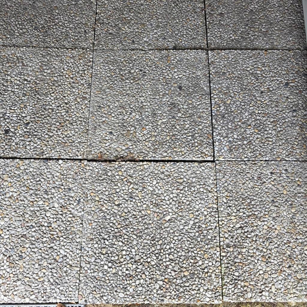 Grindtegels, Tuin en Terras, Terrasdelen en Vlonders, Ophalen, Gebruikt, Overige materialen