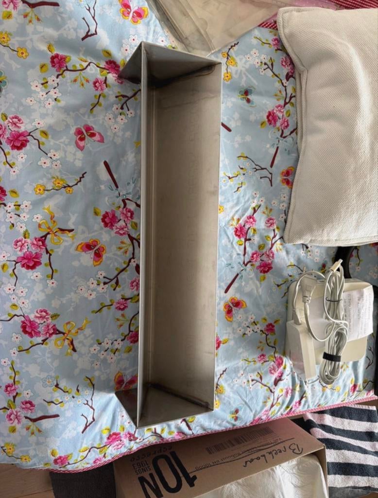 RVS Terrinevorm met V-afloop - 50x12x11 cm, Overige typen, Ophalen of Verzenden, Metaal, Nieuw