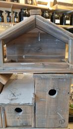 Set Vogelhuisjes & Voederhuisje - Quatro & Fuo Stijlen, Tuin en Terras, Ophalen of Verzenden, Nieuw