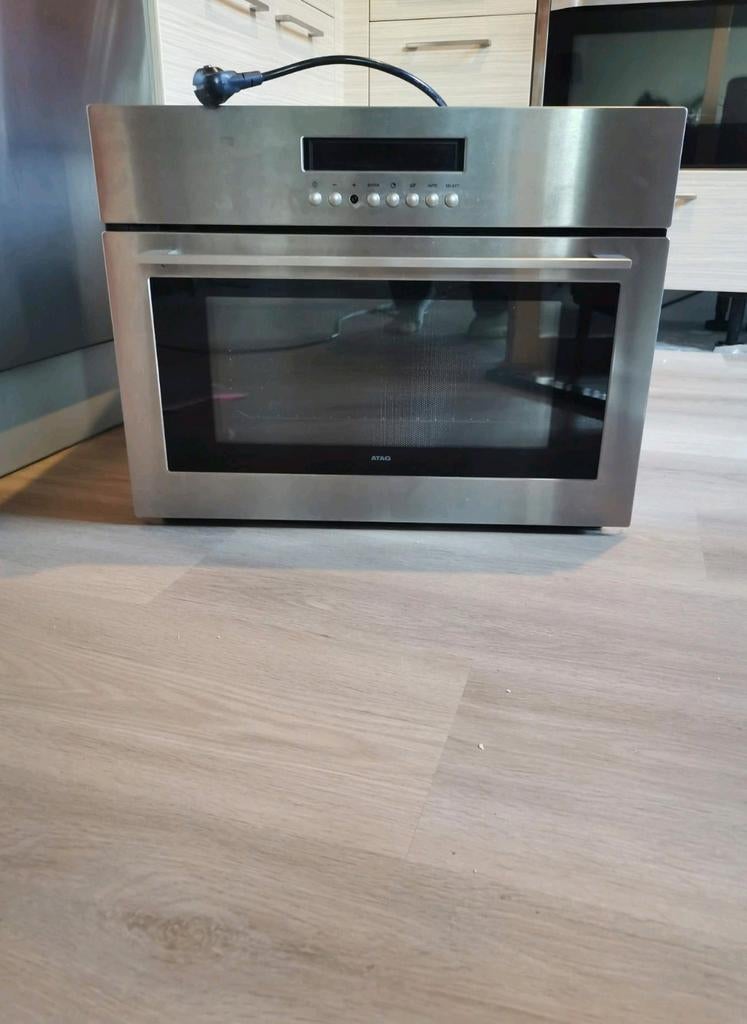 Inbouw Atag combi-oven, Gebruikt, Oven met grill, Inbouw, Magnetronfunctie