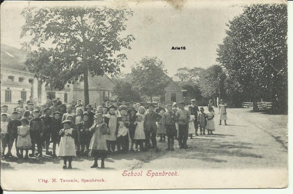 Spanbroek, Verzamelen, Ansichtkaarten | Nederland, Ongelopen, Noord-Holland, Voor 1920, Verzenden