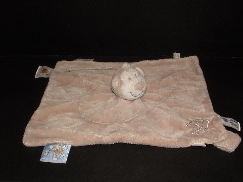 NOUKIES AAP KNUFFELDOEK VELOURS BEIGE MET SIERLIJK, Ophalen of Verzenden, Nieuw, Overige typen