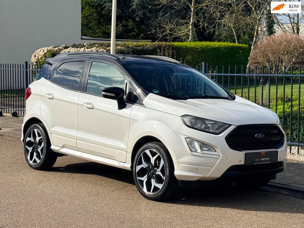 Ford ECOSPORT 1.0 EcoBoost ST-Line Automaat 2018, 125 pk, Gebruikt, Ecosport, Wit