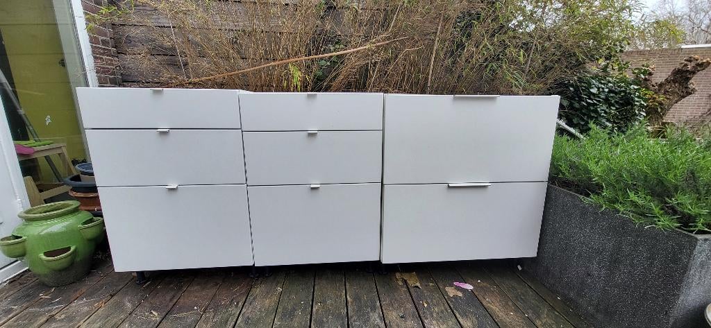 Kvik keukenblok met lades., Ophalen, Gebruikt, Wit, 150 tot 200 cm