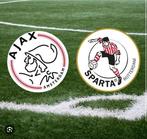 1 kaart ajax - sparta. Eerste ring vak 123, Tickets en Kaartjes, Sport | Voetbal, Eén persoon, December