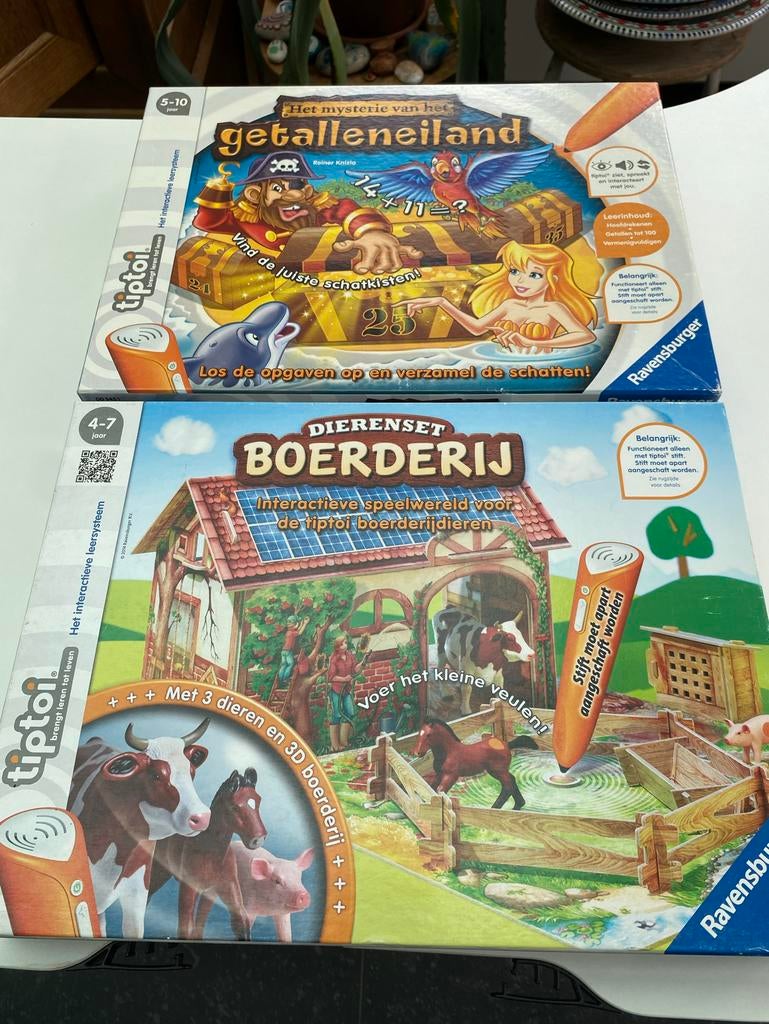 Tiptoi Het mysterie van Getalleneiland - Leerzaam spel, Kinderen en Baby's, Speelgoed | Educatief en Creatief, Ophalen of Verzenden