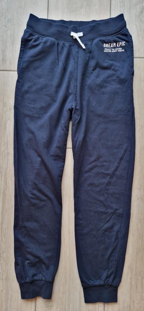 164 D.blauwe joggingsbroek, Kinderen en Baby's, Kinderkleding | Maat 164, Broek, H&M, Ophalen of Verzenden, Zo goed als nieuw