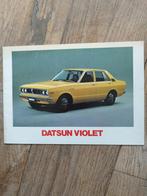 Datsun Violet brochure uit 1978, Ophalen of Verzenden, Gelezen, Datsun