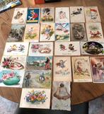 Vintage paaskaarten (25)  per stuk, Ophalen of Verzenden, Gebruikt