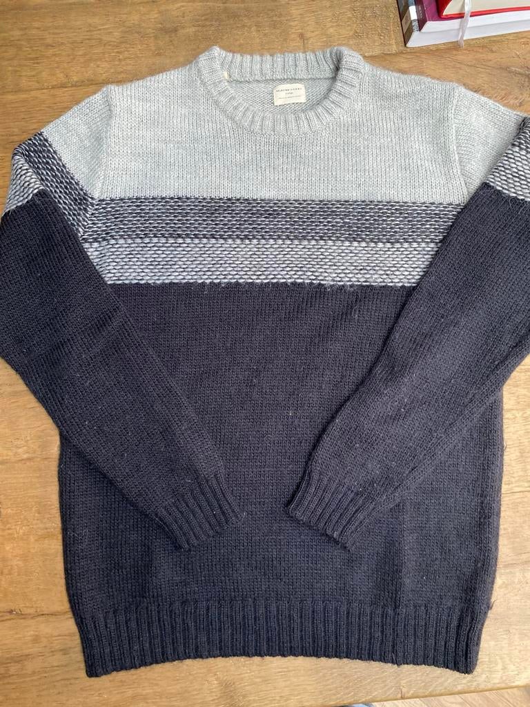 Mooie wollen trui Selected Homme, Kleding | Heren, Truien en Vesten, Ophalen of Verzenden, Gedragen, Maat 56/58 (XL), Grijs