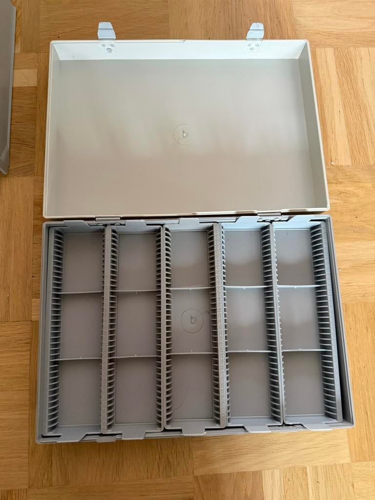 Dia opbergdozen - 12 stuks, diverse formaten, Ophalen of Verzenden, Gebruikt