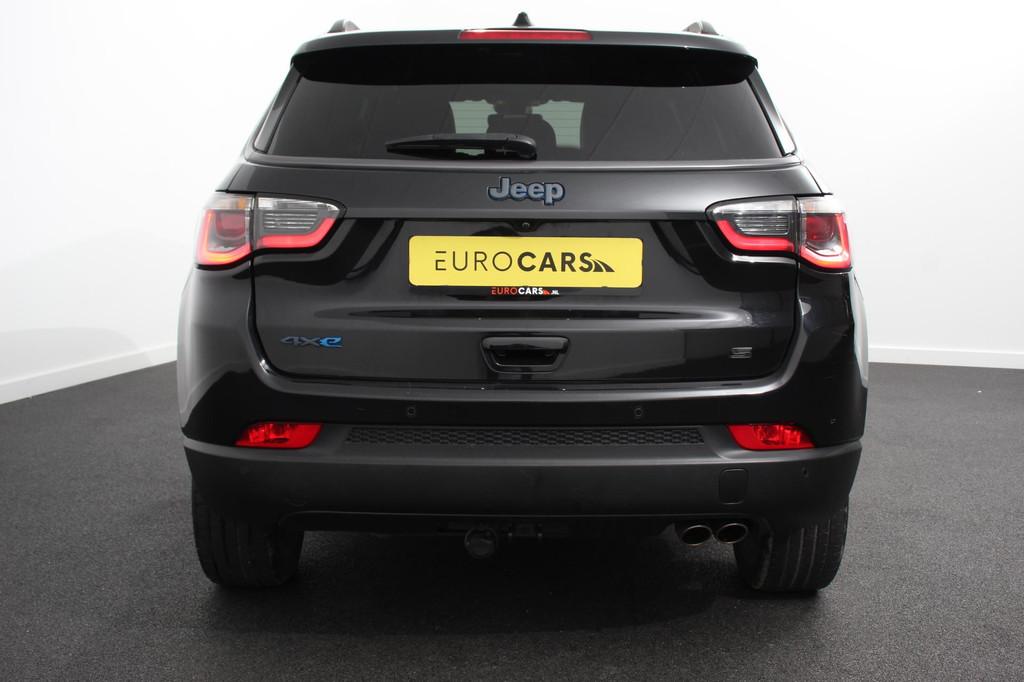 Jeep Compass 4xe 240 Plug-in Hybrid S Navigatie Apple Carpla, Automaat, 307 pk, Euro 6, Zwart