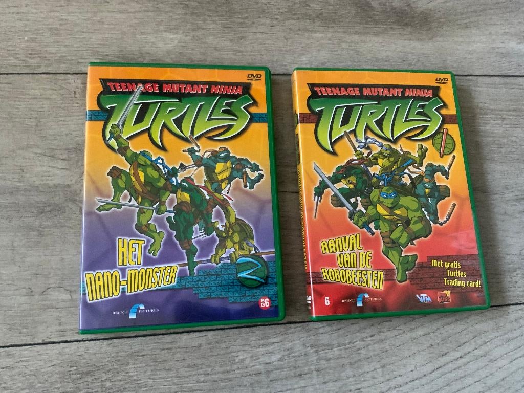 2 X TMNT Nostalgie DVD - Turtles Tekenfilm, Alle leeftijden, Ophalen of Verzenden, Zo goed als nieuw, Amerikaans