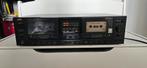 JVC TD-W501 stereo double cassette deck. (Geen org. stekker), Audio, Tv en Foto, Cassettedecks, Ophalen of Verzenden, Dubbel, JVC