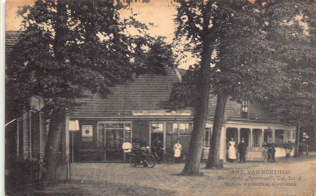 971 Castricum - Bondscafé Spoorlust Station Stoomtram, Verzamelen, Ansichtkaarten | Nederland, Ophalen of Verzenden, Voor 1920