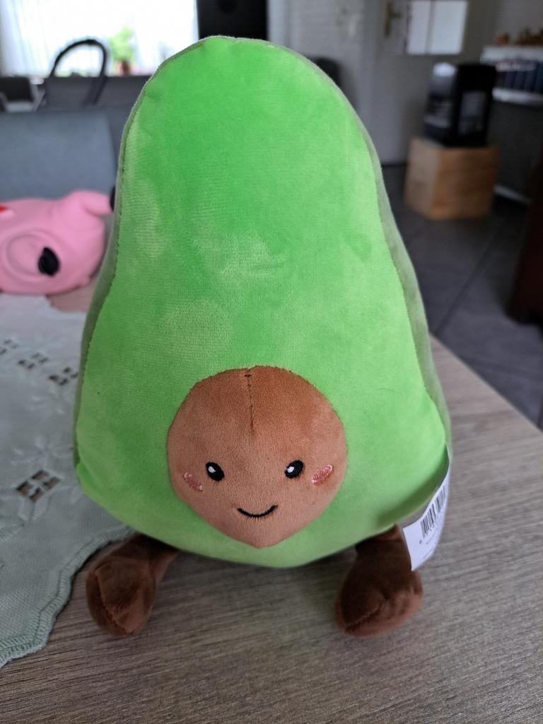 Te koop leuke avokao knuffel, Ophalen of Verzenden, Zo goed als nieuw