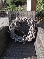 Stoere krans van drijfhout - unieke decoratie, Ophalen of Verzenden