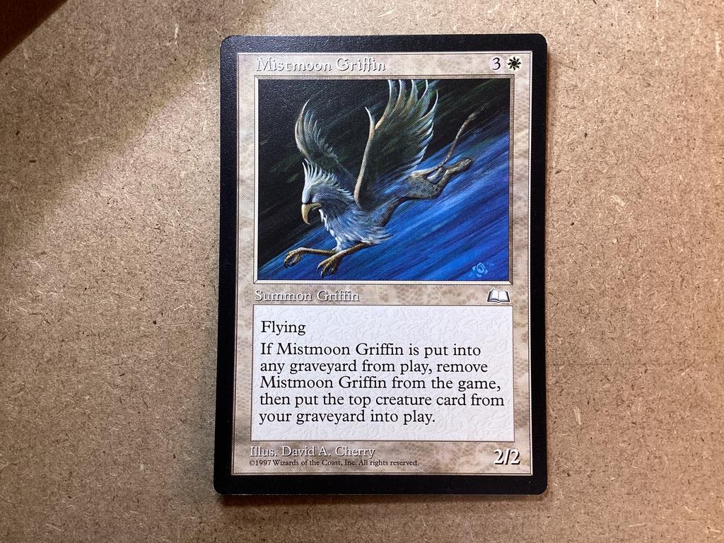 1x Mistmoon Griffin (Excellent), Ophalen of Verzenden, Zo goed als nieuw, Losse kaart