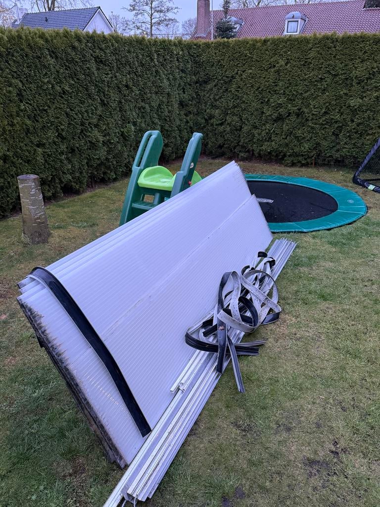 Polycarbonaat platen - 98x330 overkapping dak, Doe-het-zelf en Verbouw, Platen en Panelen, Gebruikt, Overige materialen, Minder dan 20 mm