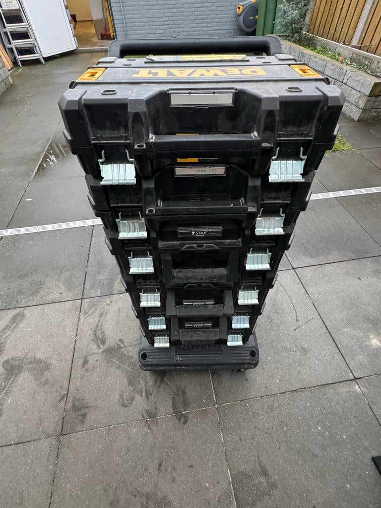 DeWalt Gereedschapskoffer Set met Trolley, Ophalen of Verzenden, Zo goed als nieuw