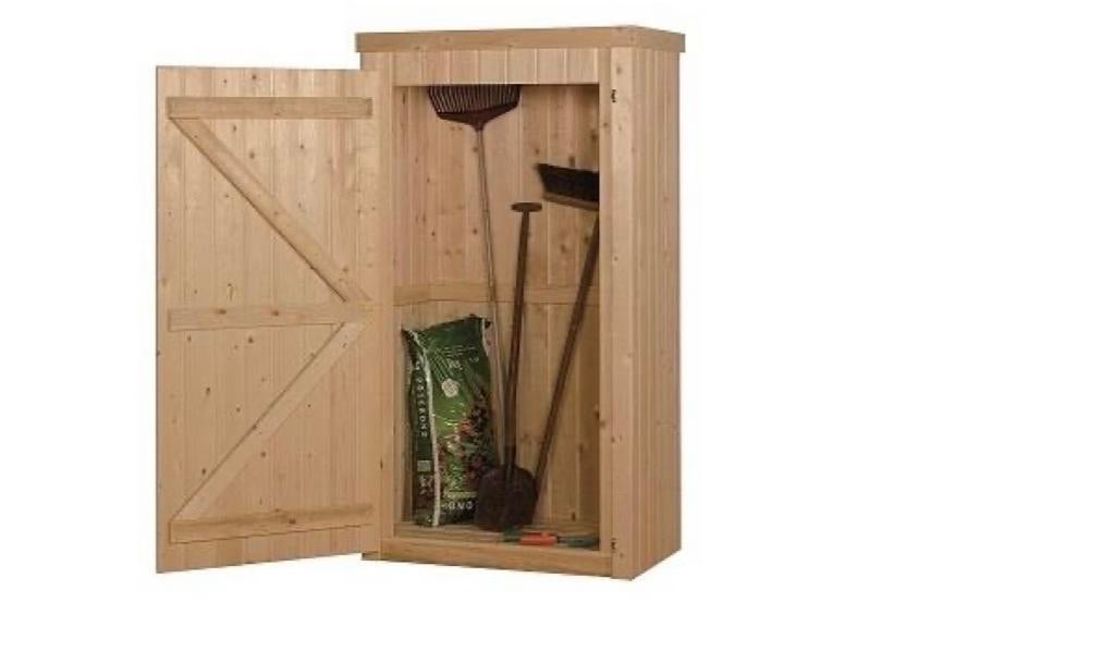 Nieuwe houten tuinkast 100x60x190 cm - ongebruikt, Ophalen, Nieuw, Hout, Overige typen