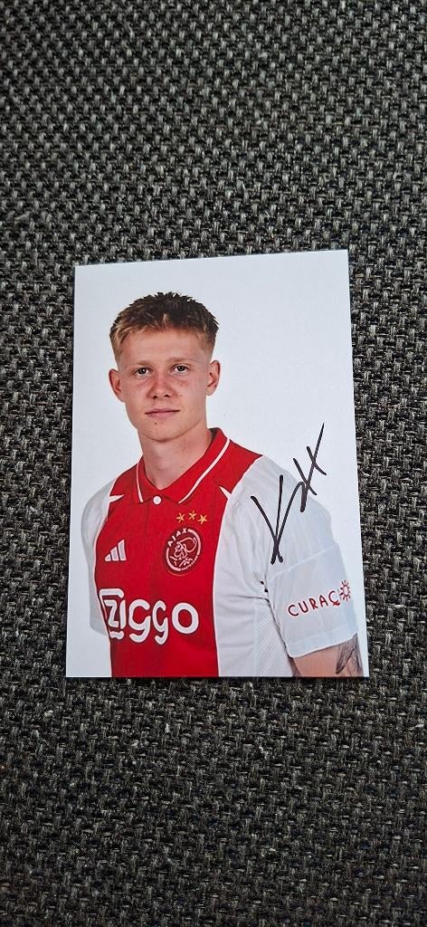 Foto met handtekening; Kristian Hlynsson #3 FC Twente Ajax, Ophalen of Verzenden, Nieuw, Ajax, Overige typen