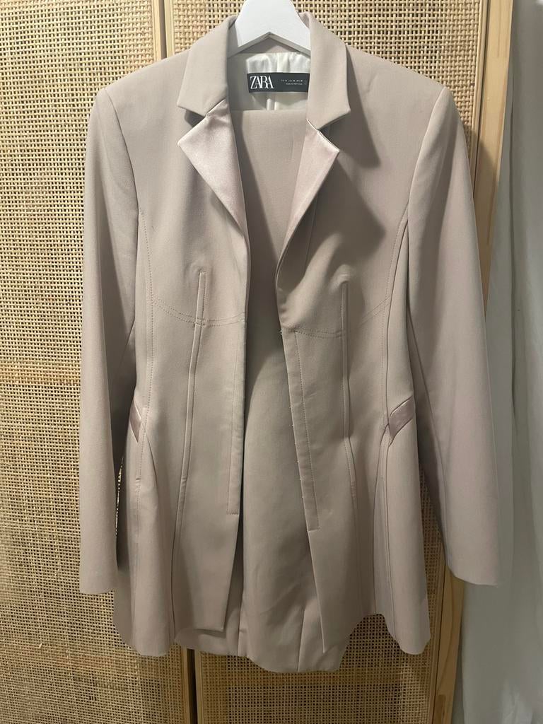 Nieuw dames pak Zara, Ophalen of Verzenden, Zo goed als nieuw, Maat 38/40 (M), Roze